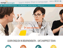Tablet Screenshot of europa-school.co.uk